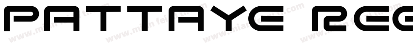 pattaye regular字体转换